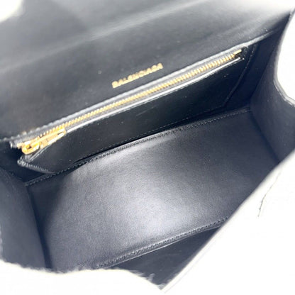 Balenciaga 2-Way Hourglass Small Shoulder Bag Crossbody Croco — view 4