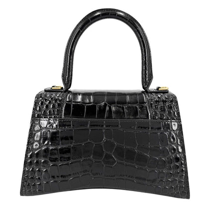 Balenciaga 2-Way Hourglass Small Shoulder Bag Crossbody Croco — view 2