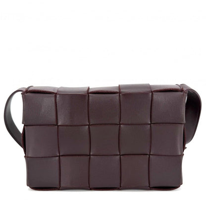 Bottega Veneta Shoulder Bag Maxi Intrecciato Cassette Crossbody Leather Brown — view 2