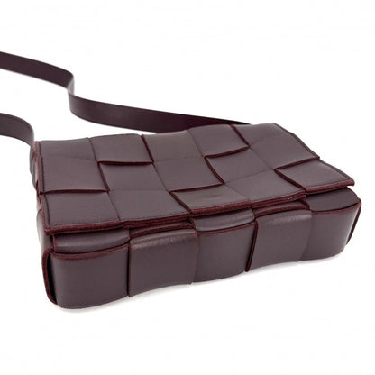 Bottega Veneta Shoulder Bag Maxi Intrecciato Cassette Crossbody Leather Brown — view 3