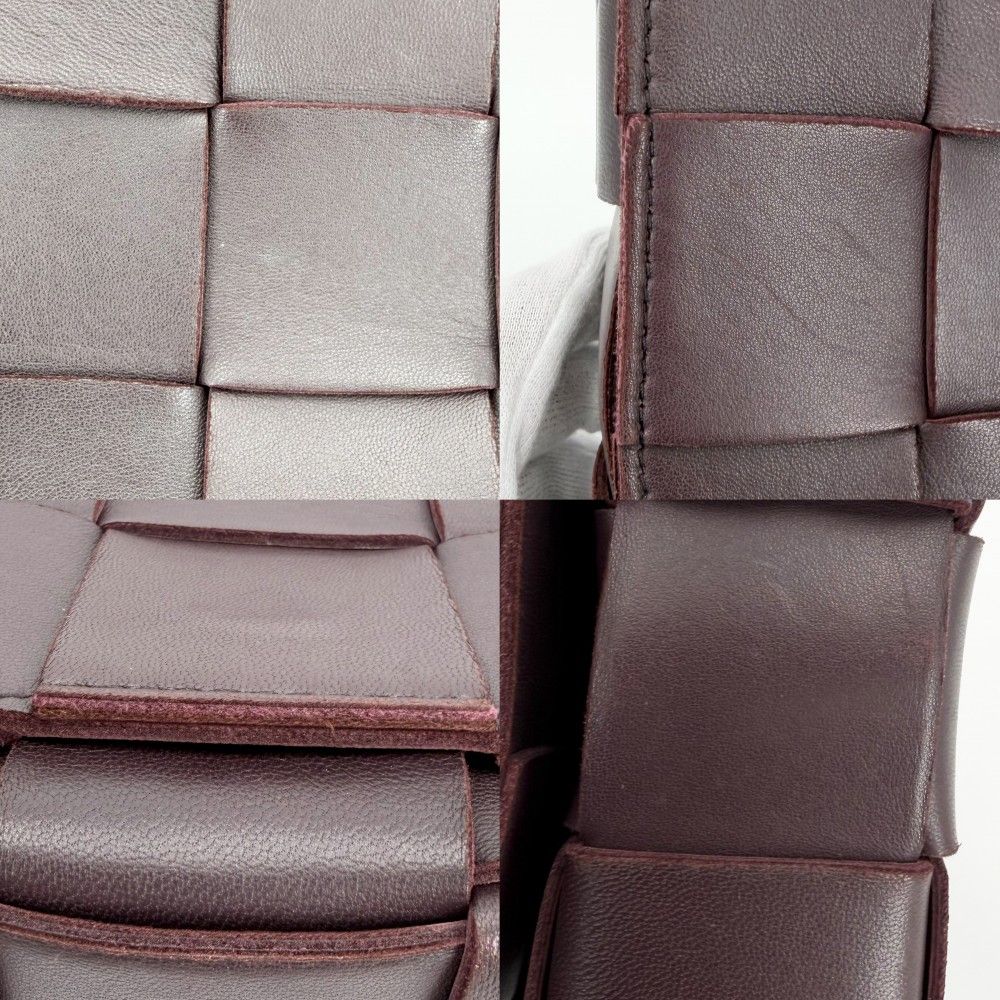 Bottega Veneta Shoulder Bag Maxi Intrecciato Cassette Crossbody Leather Brown — view 6