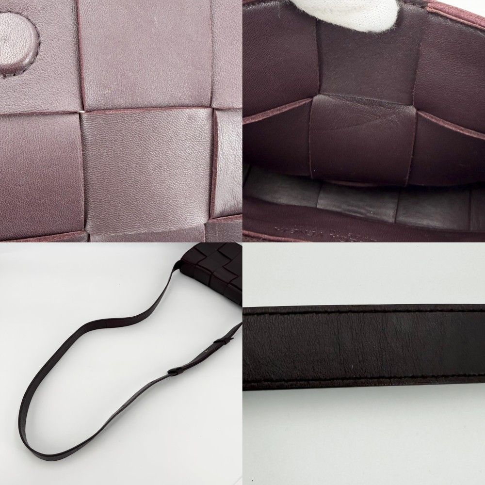 Bottega Veneta Shoulder Bag Maxi Intrecciato Cassette Crossbody Leather Brown — view 7
