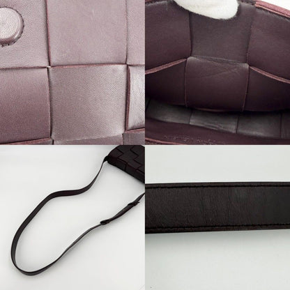 Bottega Veneta Shoulder Bag Maxi Intrecciato Cassette Crossbody Leather Brown — view 7