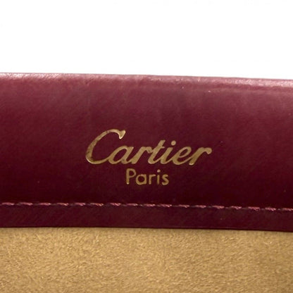 Cartier Handbag Three Color Trinity Shoulder Leather Wine Red Gold Silver — view 5