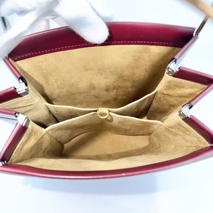 Cartier Handbag Three Color Trinity Shoulder Leather Wine Red Gold Silver — view 4