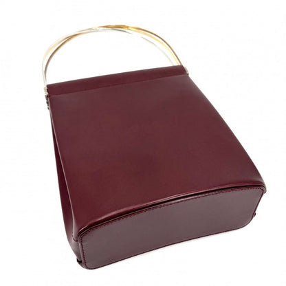 Cartier Handbag Three Color Trinity Shoulder Leather Wine Red Gold Silver — view 3