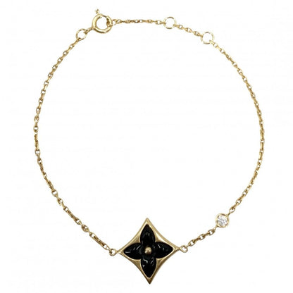 Louis Vuitton Bracelet Star Blossom BB with Gold Diamond Black