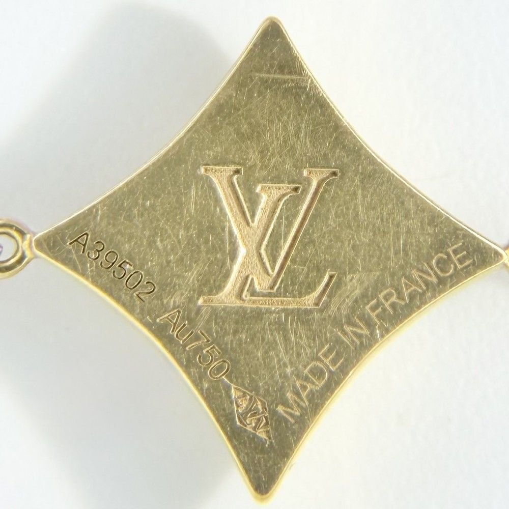 Louis Vuitton Bracelet Star Blossom BB with Gold Diamond Black — view 5