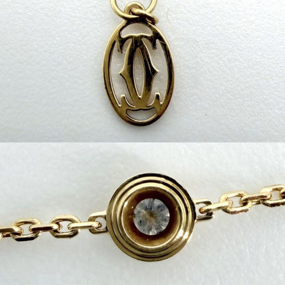 Cartier Bracelet Damier XS Single Diamond Star 18k YG Gold — view 5