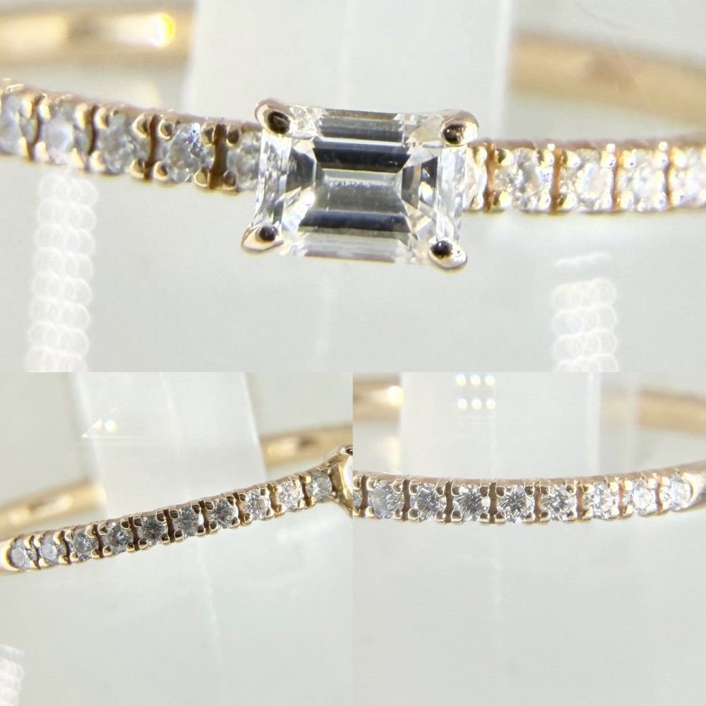 Cartier Ring Etain Cell de Solitaire 50 18k PG Gold Diamond — view 3