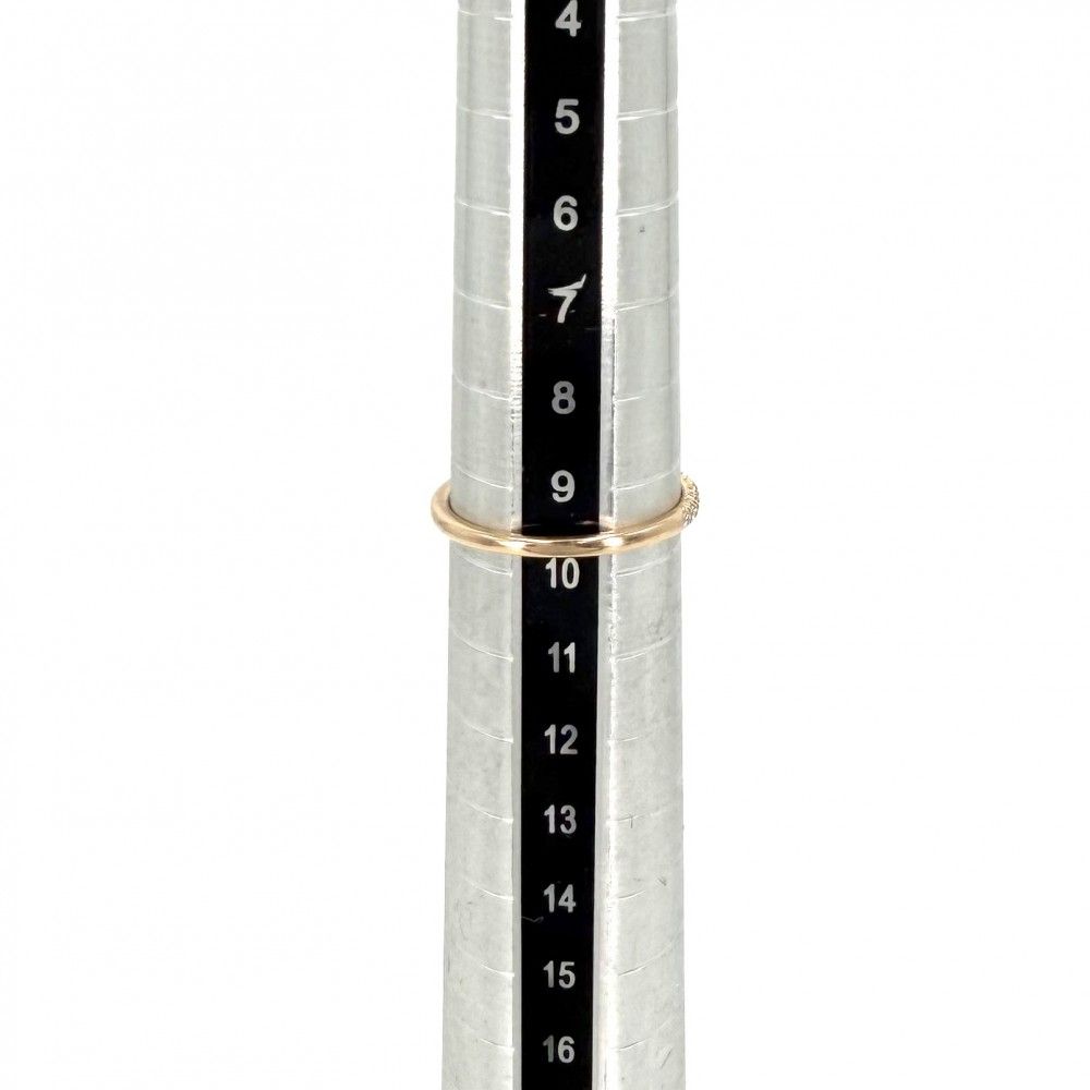 Cartier Ring Etain Cell de Solitaire 50 18k PG Gold Diamond — view 5
