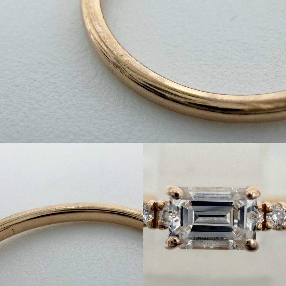 Cartier Ring Etain Cell de Solitaire 50 18k PG Gold Diamond — view 6