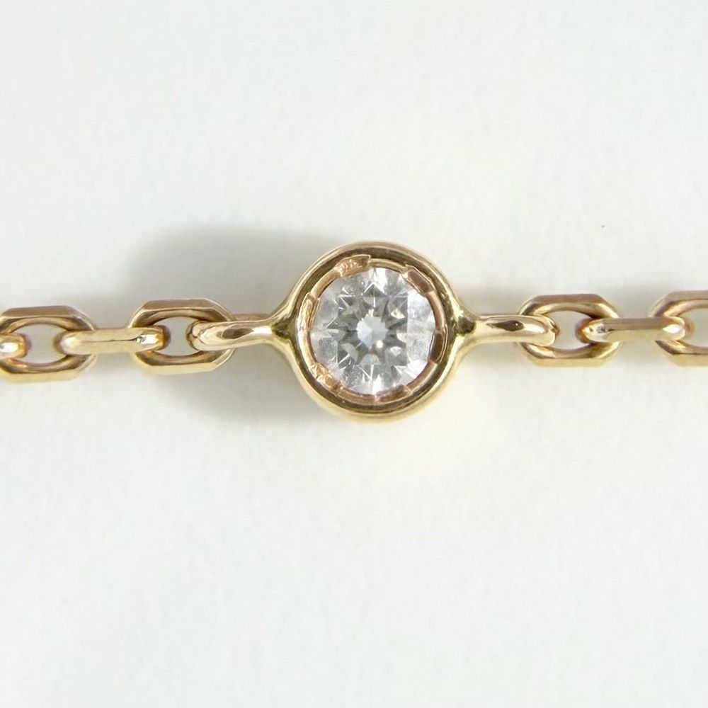 Louis Vuitton Bracelet Star Blossom BB with 18k PG Gold Diamond — view 4
