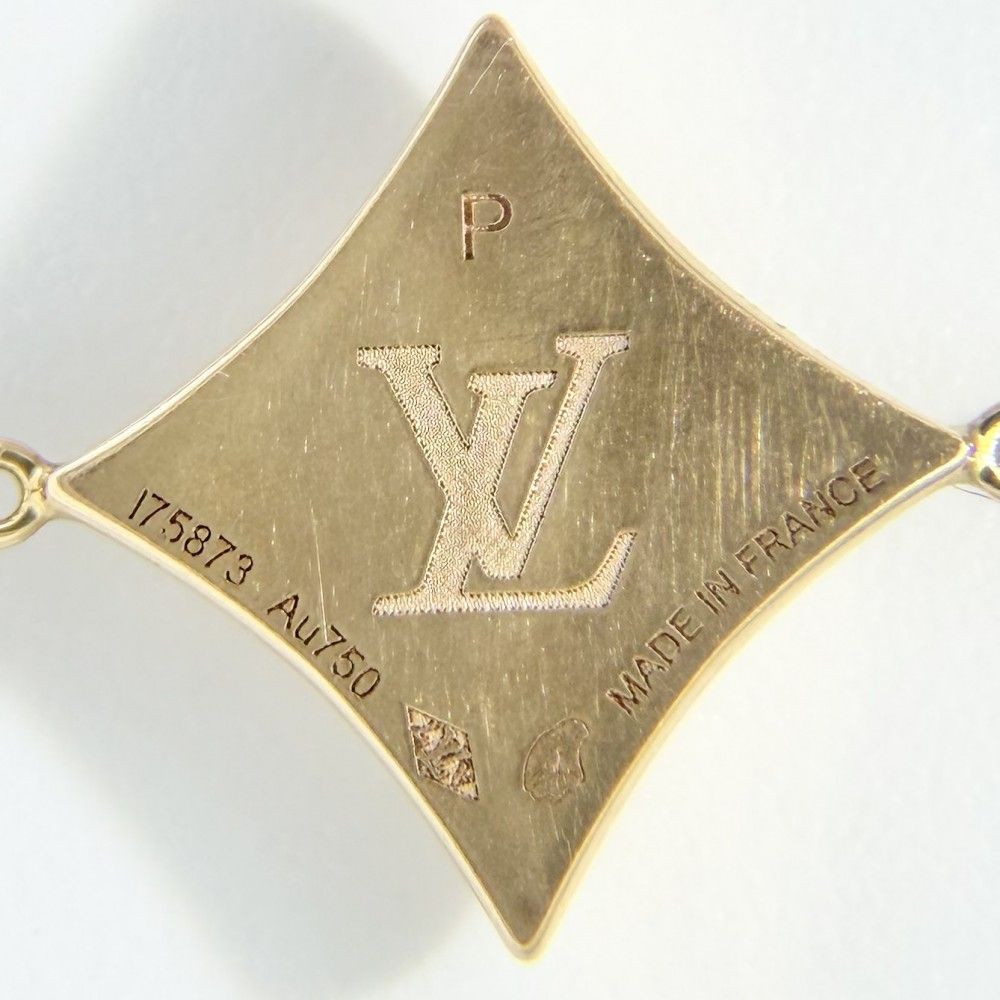 Louis Vuitton Bracelet Star Blossom BB with 18k PG Gold Diamond — view 5