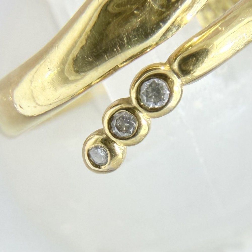 Tiffany & Co Ring Snake 18k YG Elsa Peretti Gold Diamond — view 3