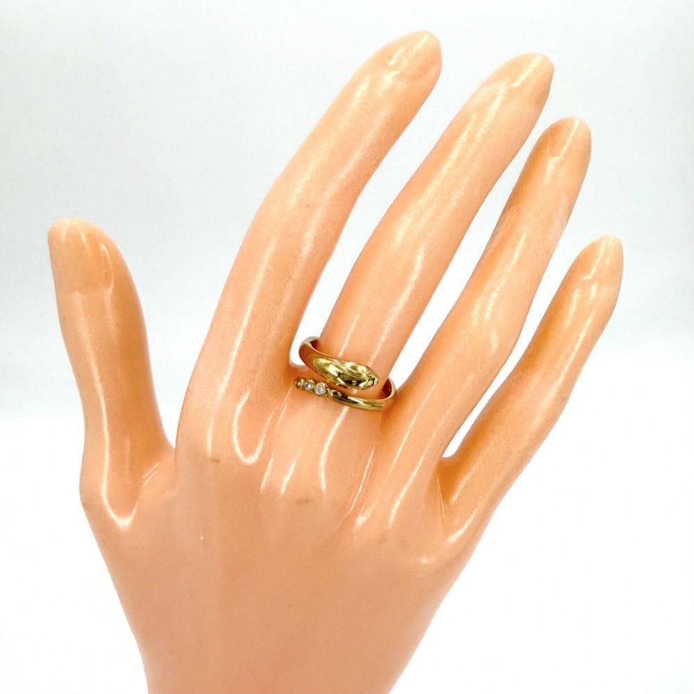Tiffany & Co Ring Snake 18k YG Elsa Peretti Gold Diamond — view 2