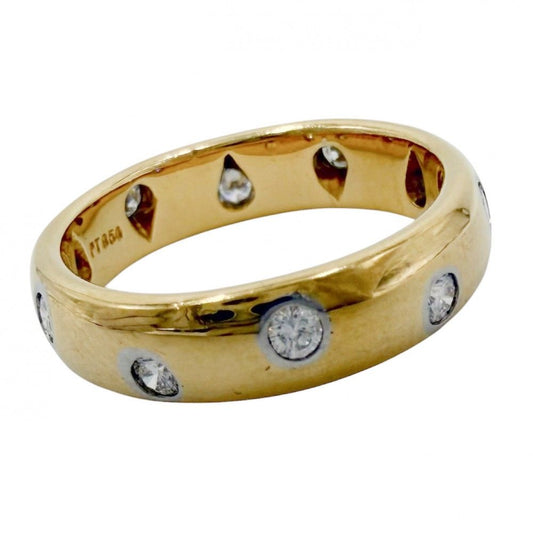 Tiffany & Co Ring Dots 18k Yellow Gold Diamond