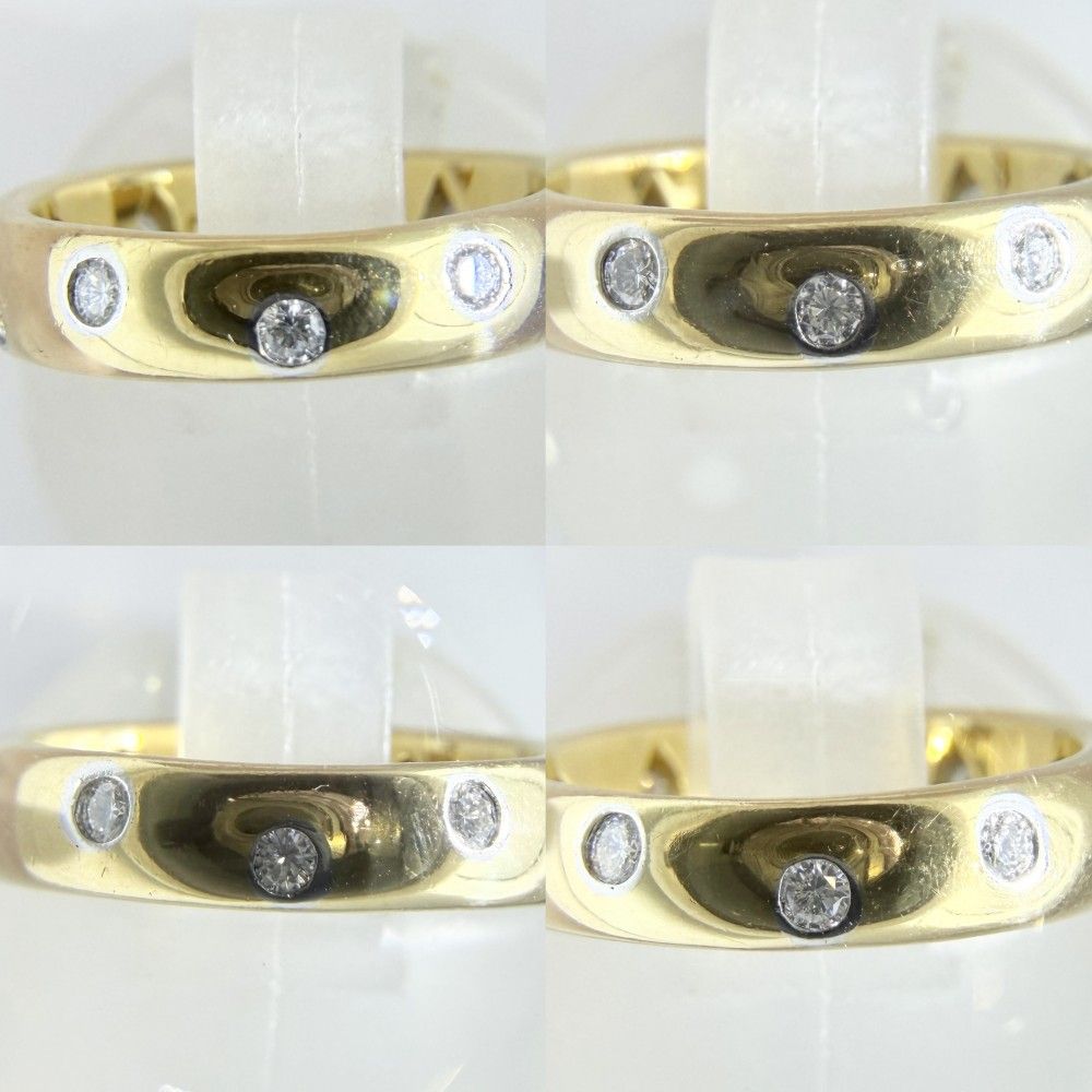 Tiffany & Co Ring Dots 18k Yellow Gold Diamond — view 3