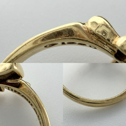 Tiffany & Co Ring Blue Box Bow Ribbon 18k YG Gold Diamond — view 7