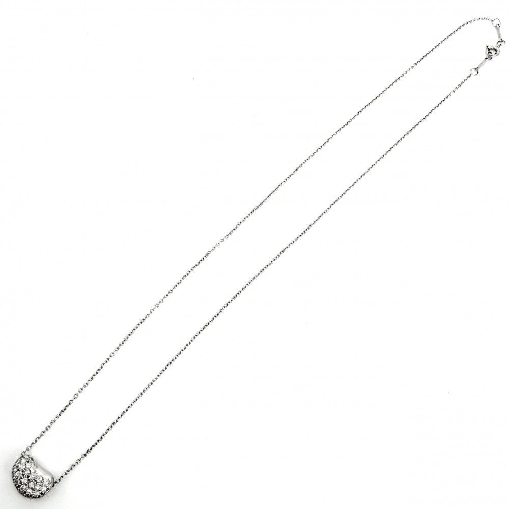Tiffany & Co Necklace Elsa Peretti Bean Motif Diamond — view 7