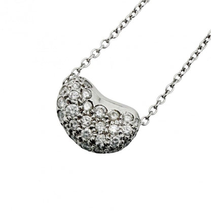 Tiffany & Co Necklace Elsa Peretti Bean Motif Diamond