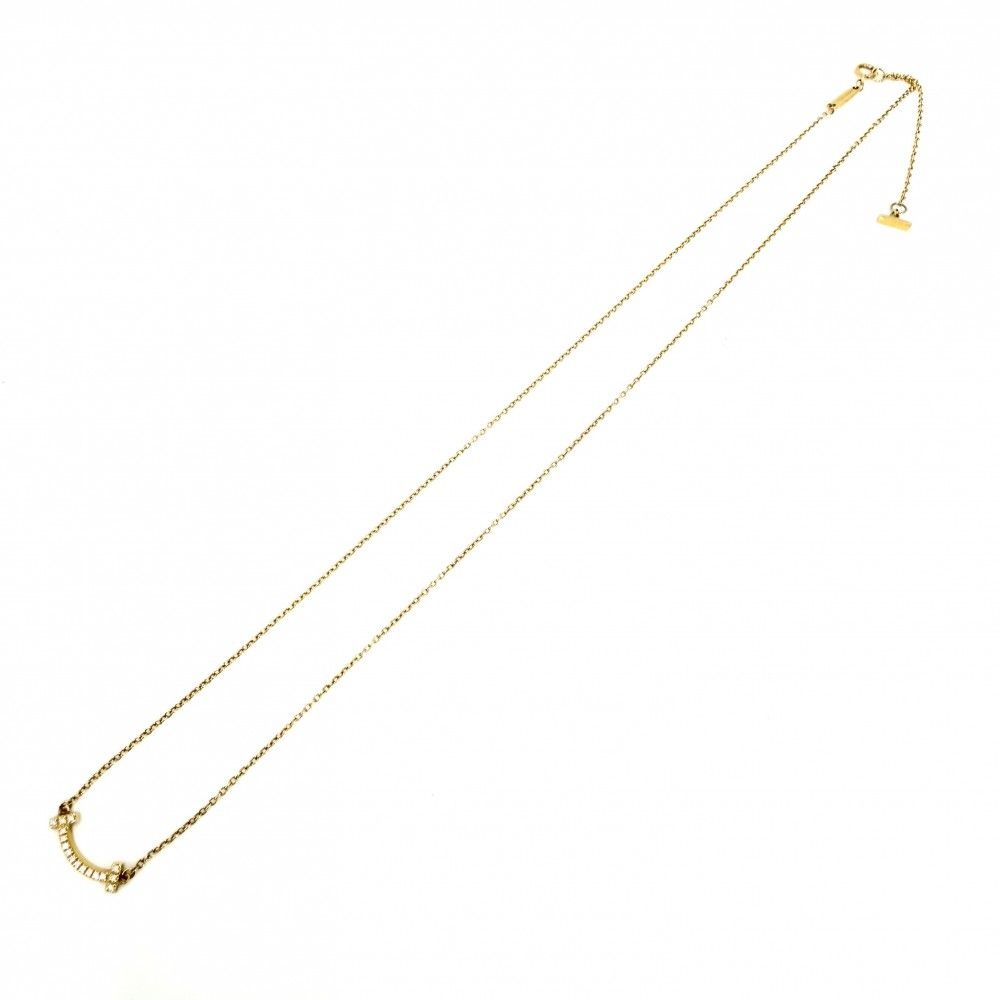 Tiffany & Co Necklace T Smile Mini Pendant Adjustable Star with 18k YG Gold — view 6