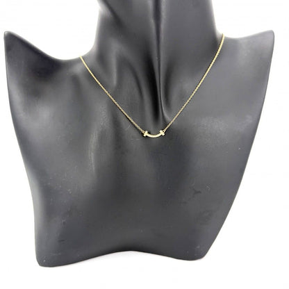 Tiffany & Co Necklace T Smile Mini Pendant Adjustable Star with 18k YG Gold — view 3