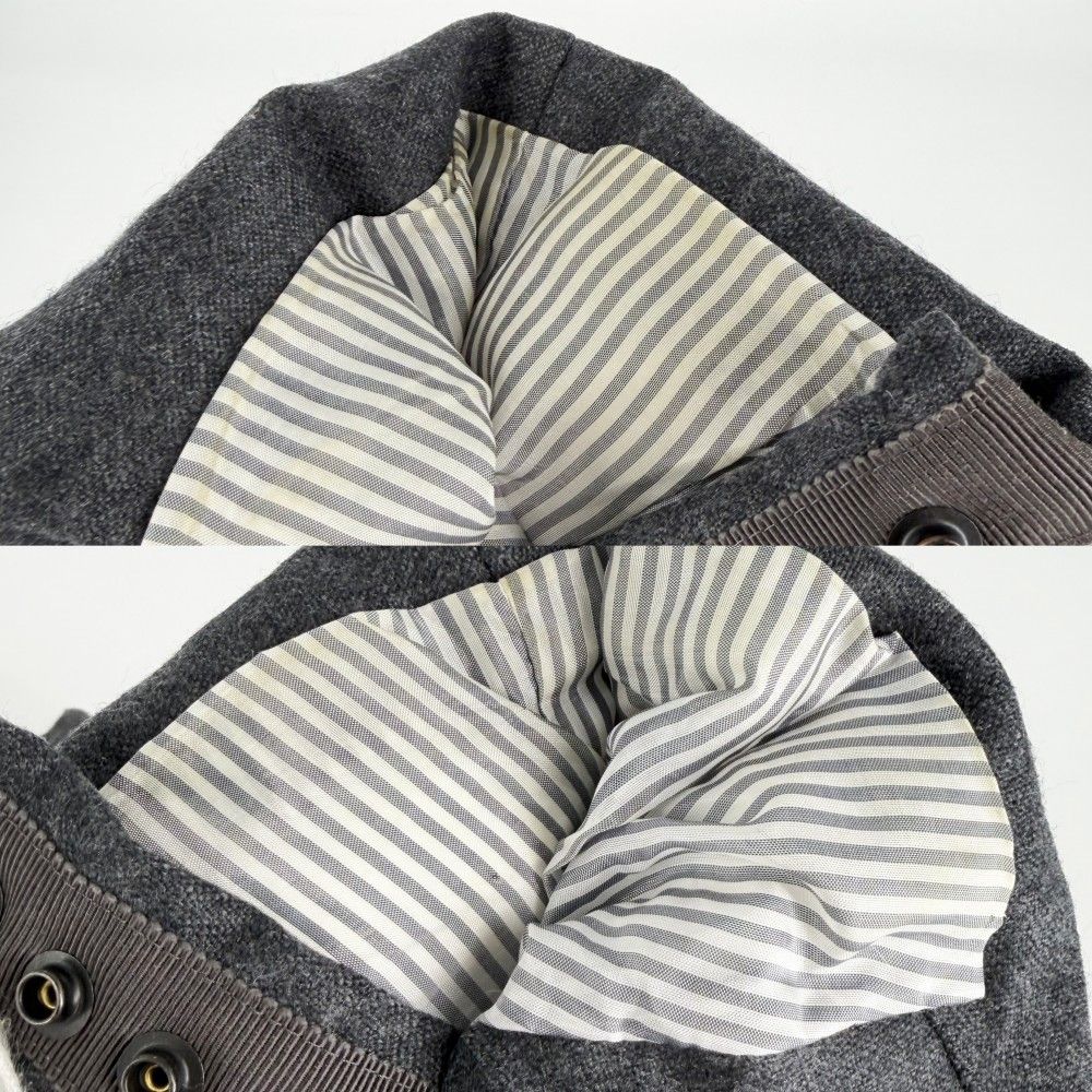 Moncler Down Jacket Chester Striped 2 Sizes Gray Nylon Winter — view 7