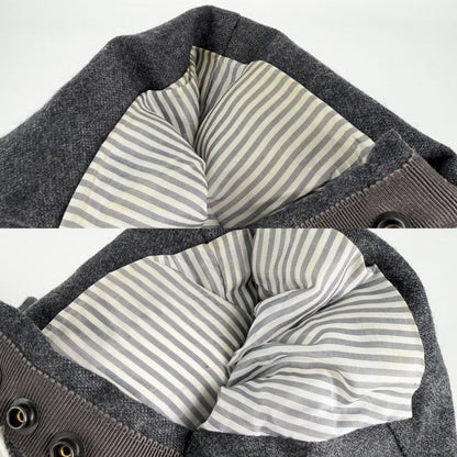 Moncler Down Jacket Chester Striped 2 Sizes Gray Nylon Winter — view 7