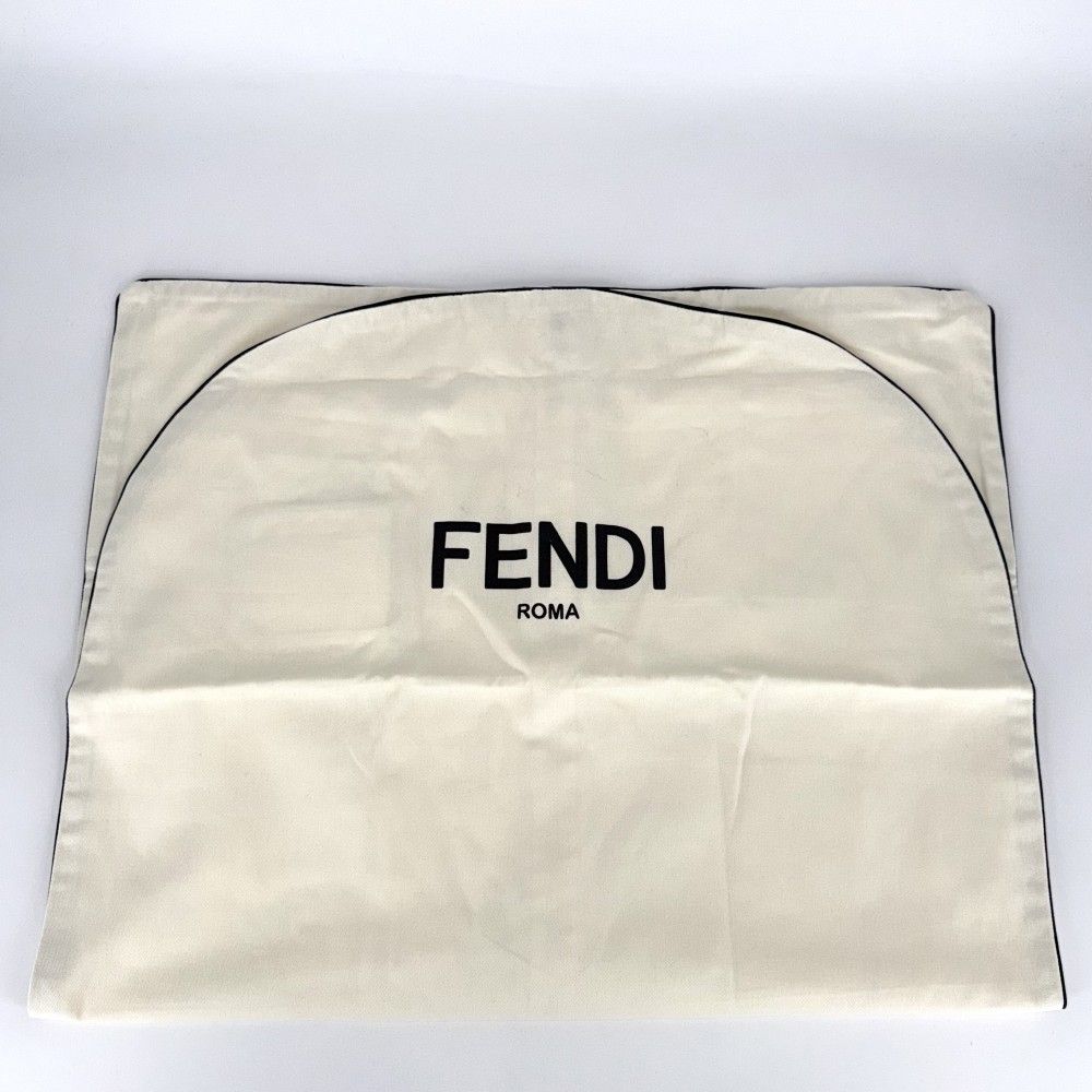 Fendi Denim Jacket Stand Collar Short 38 Indigo Gunmetal Cotton Spring Autumn — view 7