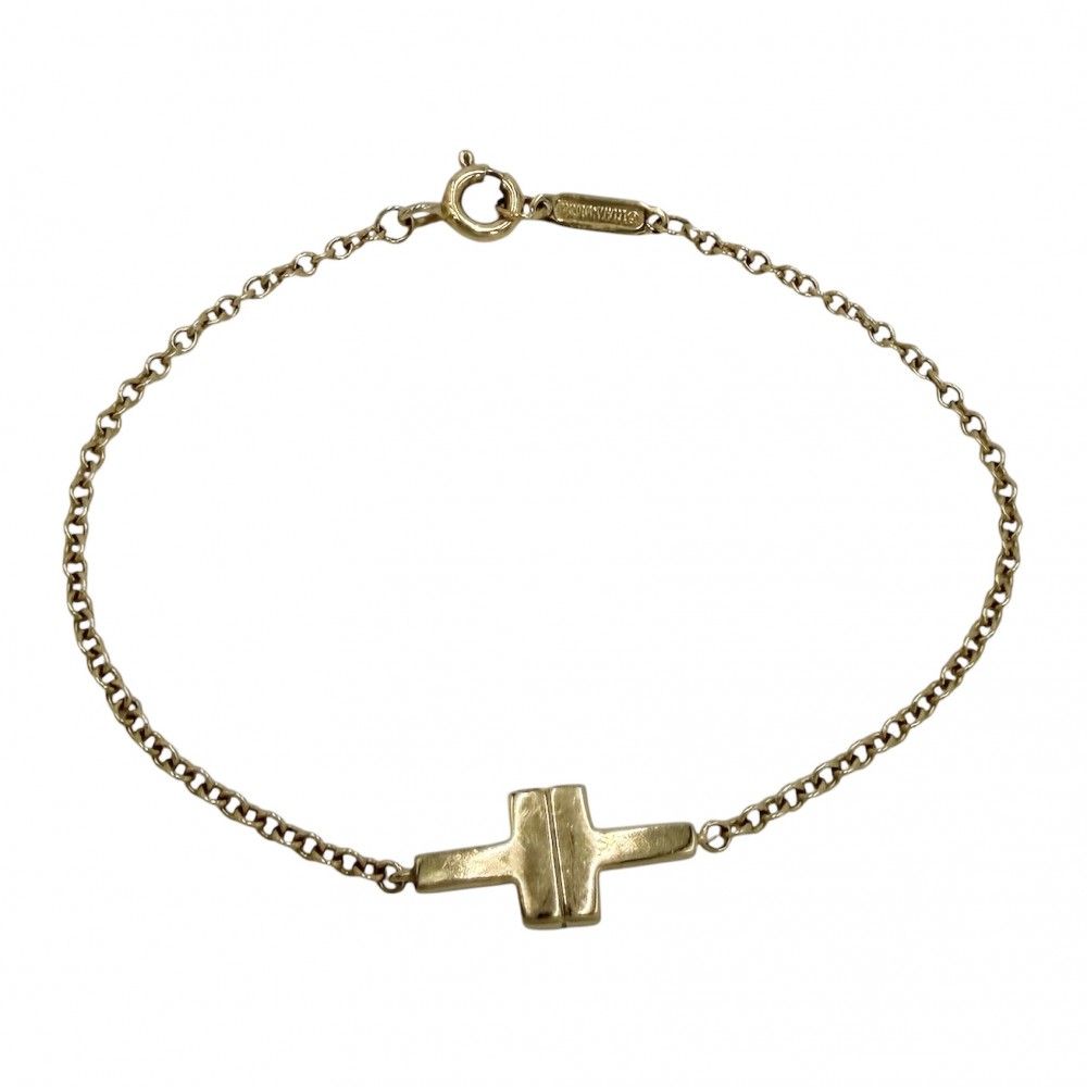 Tiffany & Co Bracelet T Two 18k YG Gold