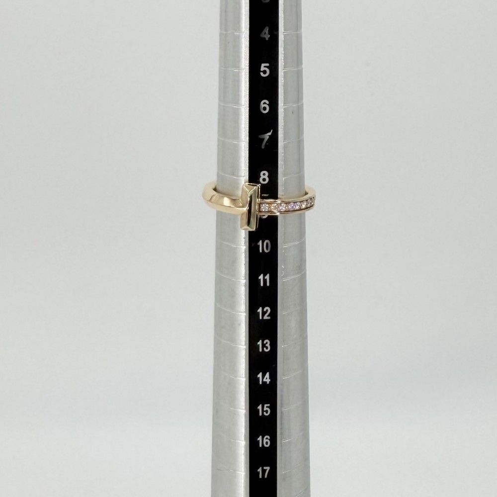 Tiffany & Co Ring T One Narrow 18k YG Gold Diamond — view 5