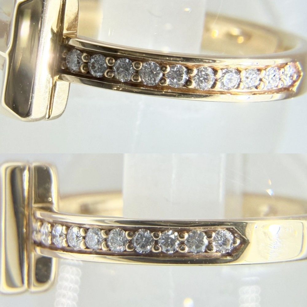 Tiffany & Co Ring T One Narrow 18k YG Gold Diamond — view 3