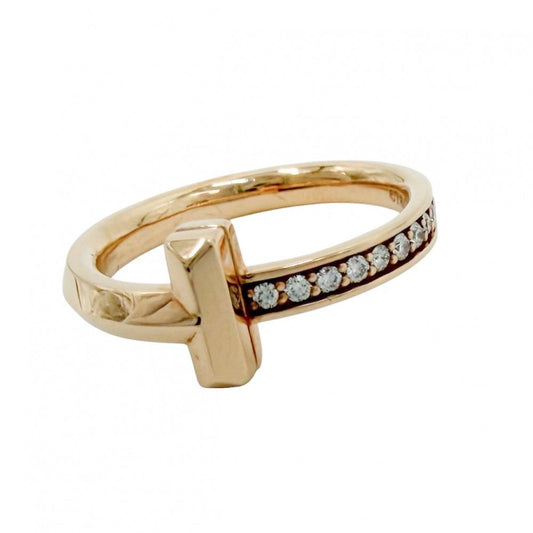 Tiffany & Co Ring T One Narrow 18k YG Gold Diamond