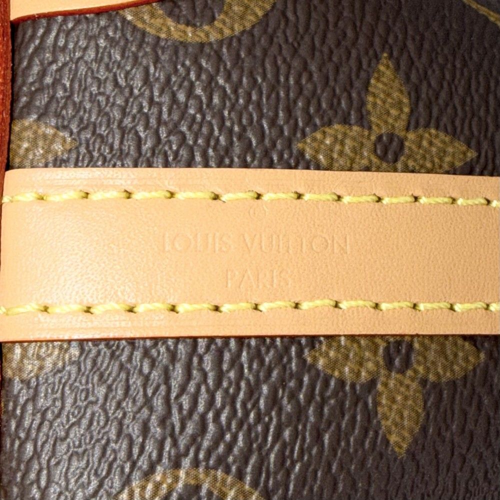 Louis Vuitton Shoulder Bag Noe Purse Monogram Canvas Brown Gold — view 5