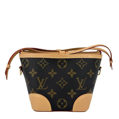 Louis Vuitton Shoulder Bag Noe Purse Monogram Canvas Brown Gold — view 2