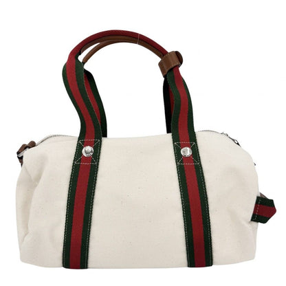 Gucci 2-Way Ophidia Print Shoulder Bag Crossbody Canvas Ivory Brown Silver — view 2