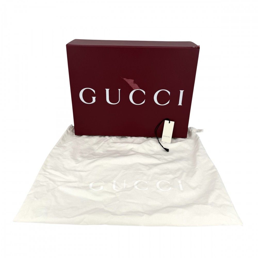 Gucci 2-Way Ophidia Print Shoulder Bag Crossbody Canvas Ivory Brown Silver — view 9