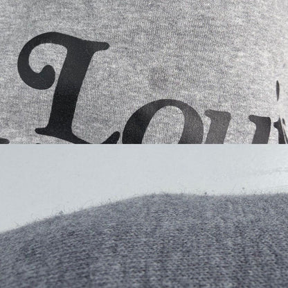 Louis Vuitton Sweatshirt Collaboration Brushed Lining Top Crew Neck M Gray — view 7