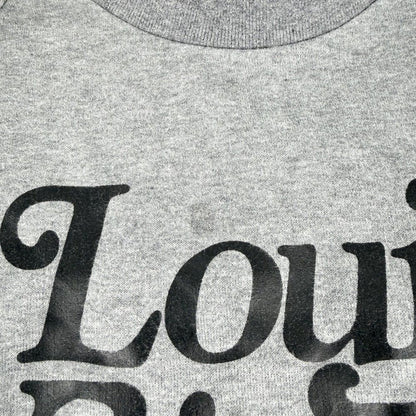 Louis Vuitton Sweatshirt Collaboration Brushed Lining Top Crew Neck M Gray — view 5