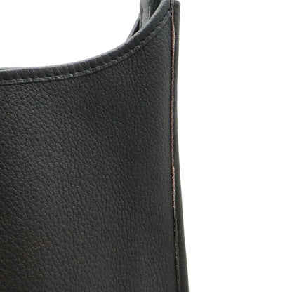 Hermes Evelyne I 1 GM Shoulder Bag Taurillon Clemence Black Gold — view 7