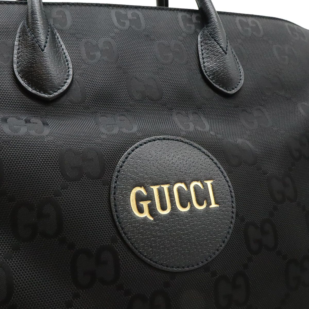 Gucci Off the Grid 2-Way Shoulder Bag Nylon Canvas Black — view 9