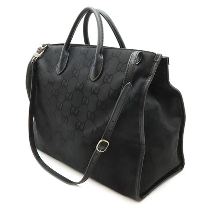 Gucci Off the Grid 2-Way Shoulder Bag Nylon Canvas Black — view 2