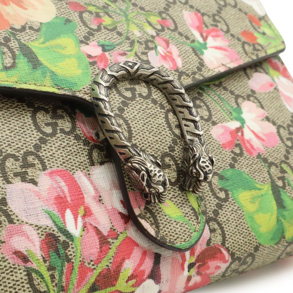 Gucci Dionysus GG Blue Musu Chain Wallet Shoulder Bag Pochette 2-Way Clutch — view 8