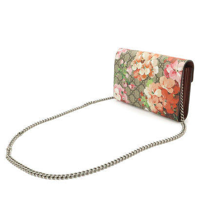 Gucci Dionysus GG Blue Musu Chain Wallet Shoulder Bag Pochette 2-Way Clutch — view 2