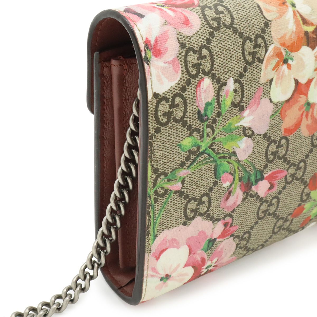Gucci Dionysus GG Blue Musu Chain Wallet Shoulder Bag Pochette 2-Way Clutch — view 4