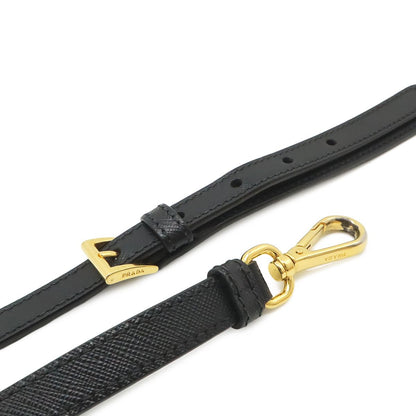 Prada Galleria Triangle Shoulder Bag Crossbody 2-Way Saffiano Leather Nero — view 8