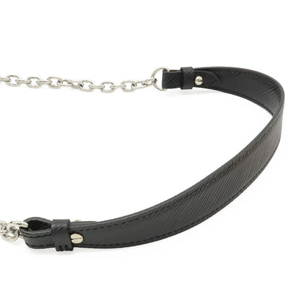 Louis Vuitton Epi Twist MM Shoulder Bag Chain Noir Black Silver Mirror Out of — view 5