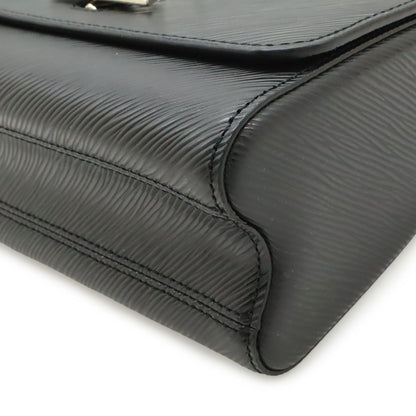 Louis Vuitton Epi Twist MM Shoulder Bag Chain Noir Black Silver Mirror Out of — view 3