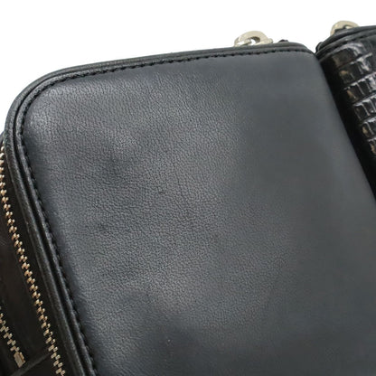 Saint Laurent Paris Yves Shoulder Bag Pochette Crossbody Leather Black — view 8